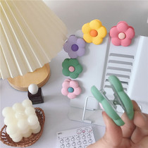 Cute Yayfeng flower clip student storage paper data sorting plastic clip snack bill folder