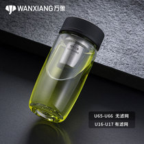 Vientiane single-layer glass cup ladies thick tea cup home business office fashion curve belly water Cup