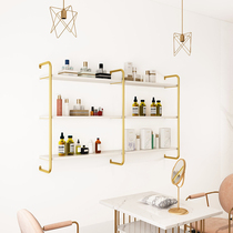 Cosmetics display shelf Wall-mounted nail shelf Skin care products nail glue oil storage cabinet Wall-mounted partition shelf