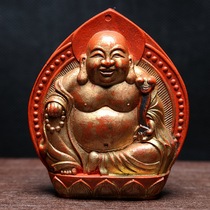 Laughing often open old object study Four Treasures Hui ink Anhui old ink stick ink block ink strip cinnabar ink