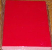157g single-sided red paper A3 single-sided red cardboard invitation paper advertising paper laser machine paper 297 * 440mm