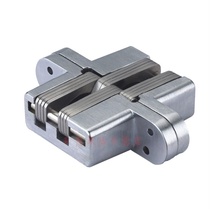 Stainless steel hidden hinge l invisible door hinge Folding door cross hinge Dark hinge hidden hinge LY-0
