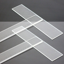 Plastic T-shaped ruler T-shaped ruler drawing glass square transparent plexiglass ruler for mechanical engineering drawing