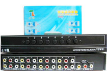  AV switcher 8-in-1 out AV audio HD video switcher Tongli VSW81