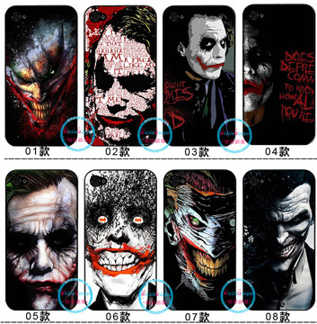 joker蝙蝠侠iphone6 plus手机壳小丑希斯莱杰iphone4s/5s/5保护壳