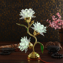 Buddhist supplies Lotus lamp LED Buddha lamp lotus lamp for Buddha Changming lamp for Buddha headlight Buddha headlight Buddha Hall for lamp