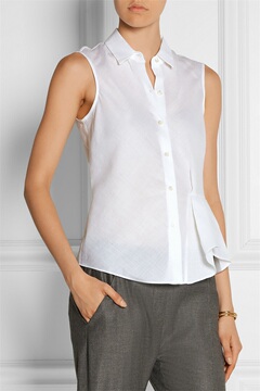 衣服 品质男装 亚麻衬衫 欧美荷叶边苎麻纤维上衣时尚亚麻修身简约