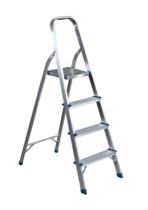 Direct single-sided Dutch handrail thickened herringbone double-sided household folding aluminum alloy ladder GAH