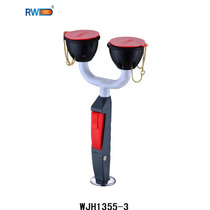 WJH1355-3 Desktop mobile double mouth eye washer Red head eye washer Laboratory eye washer