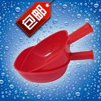Kitchen factory water scoop plastic spoon thickened size round water scoop baby baby bath bath color Dipper