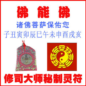 修司大师开光★佛能介入 佛能符咒 12地支能量符 天罡地煞符
