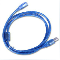 High-speed 3 m USB2 0 A male to F female extension wire shielded magnetic ring transparent blue USB2 0 with magnetic ring