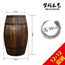 Decoration beer barrel barrel barrel ornament bar decoration exhibition wedding photography props factory direct sales height 90cm