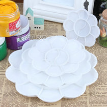 Plastic palette palette color palette painting tools student painting supplies