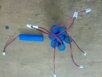  3 7V 2200mAh capacity 18650 lithium battery with wire output