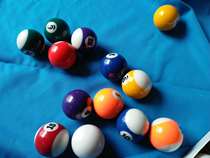 Sold billiards 16-color billiards American black 8 billiards crystal ball No. 2 billiards cue ball fancy zero ball single buy