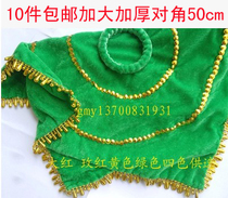 Thickened double-layer dance handkerchief scarf flower octagonal towel two-person turning handkerchief professional Dancing Handkerchief
