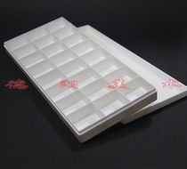 Mediqi high quality anti-drop 24 grid gouache palette box pigment palette box 90A