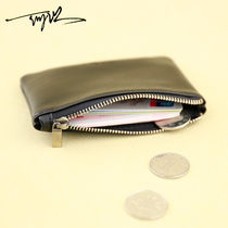 Mini Small Zero Wallet Male Sheepskin Ultrathin Soft Genuine Leather Zero Money Bag Woman Coin Bag Key Bag Tide Zip Gift