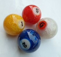 Standard colorful billiards ball American black 8-ball crystal ball 57 large fancy billiards 16-color billiards