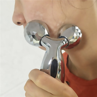 正品瘦脸神器滚轮瘦脸器v脸部按摩器瘦脸仪去双下巴瘦面部美容棒