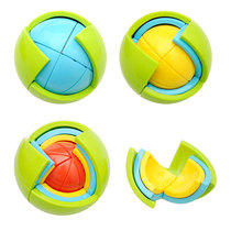 Puzzle ball 3D intelligence fan palace toy Childrens three-dimensional three-dimensional space creative puzzle puzzle DIY assembly