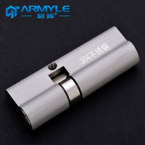 Jun Hui idling stainless steel security door lock core door lock anti-tin paper vane lock anti-prying