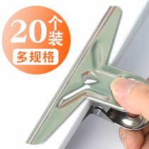 Small Clip Iron Clip Stainless Steel Ticket Clip Dovetail Clip Long Tail Clip Bill Clip Office Speed Sketch Sketching Board Hill Type Clip