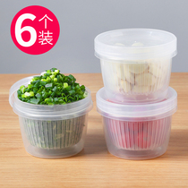 Refrigerator containing box Home food Onion Garlic Ginger Refreshing box Plastic sealed box Kitchen Food Egg containing box