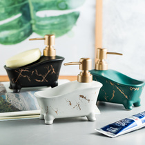 Creative trend bathroom shampoo shower gel hand sanitizer bottle hotel club press bottle toilet bottle
