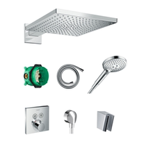 Hansgeya faucet basin bathroom shower hidden top head shower 300 single speed constant temperature shower