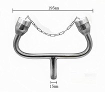 Factory eyewash 304 stainless steel eyewash horn elbow double mouth eyewash eyewash nozzle accessories