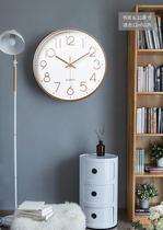 Light luxury atmosphere Net red wall clock Nordic creative living room classroom silent home time clock modern simple non-punching