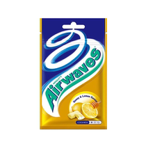 American imported airwaves cool waves strong waves chewing gum lime honey mint flavor 28g sugar free