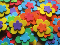 200 sets of color stamen stickers kindergarten area corner cast materials art area homemade play teaching aids