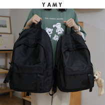 Backpack Woman Double Shoulder Bag 2021 New Male Large Capacity Touristic Black Men High School College Student Travel Bag