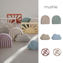 Mushie Baby Denmark Tooth Toys Patient Artists Bite Grinding Teeth Stick to Grab Silicone