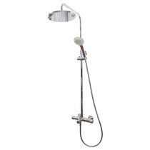 Qiyue constant temperature three water outlet shower column-hard pipe link (Shuxiang version)