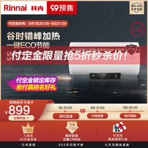 Rinnai Linnei E04PC electric water heater household small space quick heat storage type 50-liter Energy efficiency