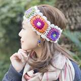 Nepal handmade embroidery crochet hair band