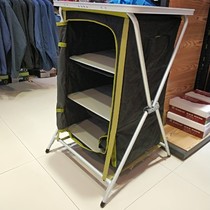 I fly folding table outdoor portable cabinets camping picnic lockers outdoor cooking folding cabinets