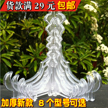 Hot selling photo studio photo frame plastic bracket crystal painting photo frame bracket photo business license certificate table base