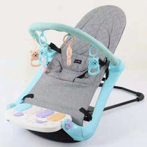 Rocking chair Baby coaxing artifact Baby coaxing sleep coaxing treasure artifact Baby balance cradle Recliner Soothing chair foldable