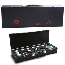 Sus Ceramics Ru Kiln Tea Set High Quality Teapot Covered Bowl Whole Set of Open Pair Gold Wire Gift Box