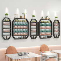  ins Simple nail art display rack Nail polish glue rack Net red storage rack Wall wrought iron shelf container