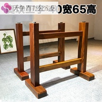 Solid wood table legs table feet large board bracket feet table tripod solid wood table legs I-shaped stand tea table bracket feet custom