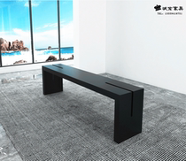 Nordic Solid Wood Bench Living Room Long Bench Dining Bench Entry Shoe Change Bench Bedroom Bed Tail Bench Creative Bench Simple