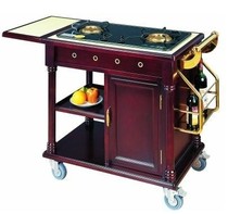 Special price double-headed abalone car cooking dining car luxury abalone car delivery car single-headed cooking dining car (stone panel)