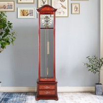 Floor-standing clock Chinese retro living room clock mechanical vertical clock solid wood light luxury about vertical Bell new Chinese pendulum clock