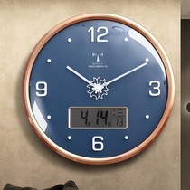 2021 New Perpetual Calendar watch home wall radio clock clock movement living room electronic digital round wall clock